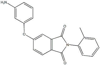 5-(3-aminophenoxy)-2-(2-methylphenyl)-1H-isoindole-1,3(2H)-dione 구조식 이미지