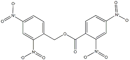 2,4-bisnitrobenzyl 2,4-bisnitrobenzoate Structure