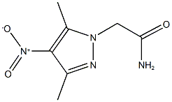 2-{4-nitro-3,5-dimethyl-1H-pyrazol-1-yl}acetamide 구조식 이미지