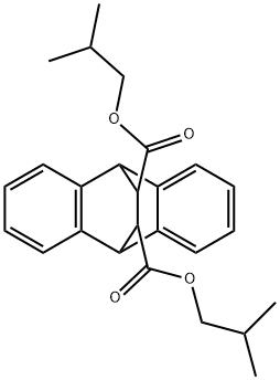 diisobutyl tetracyclo[6.6.2.0~2,7~.0~9,14~]hexadeca-2,4,6,9,11,13-hexaene-15,16-dicarboxylate Structure