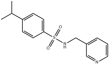 4-isopropyl-N-(3-pyridinylmethyl)benzenesulfonamide Structure