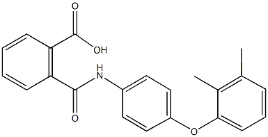 2-{[4-(2,3-dimethylphenoxy)anilino]carbonyl}benzoic acid Structure