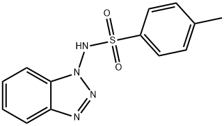 N-(1H-1,2,3-benzotriazol-1-yl)-4-methylbenzenesulfonamide 구조식 이미지