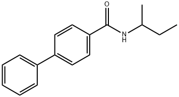 N-(sec-butyl)[1,1'-biphenyl]-4-carboxamide 구조식 이미지