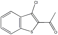 1-(3-chloro-1-benzothien-2-yl)ethanone 구조식 이미지