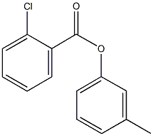 3-methylphenyl 2-chlorobenzoate 구조식 이미지
