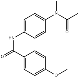 N-{4-[acetyl(methyl)amino]phenyl}-4-methoxybenzamide Structure