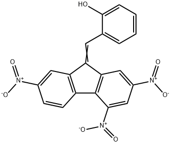 2-({2,4,7-trisnitro-9H-fluoren-9-ylidene}methyl)phenol 구조식 이미지