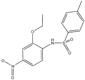N-{2-ethoxy-4-nitrophenyl}-4-methylbenzenesulfonamide 구조식 이미지
