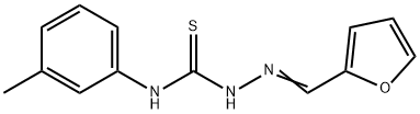 2-furaldehyde N-(3-methylphenyl)thiosemicarbazone Structure