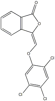 3-[(2,4,5-trichlorophenoxy)methylene]-2-benzofuran-1(3H)-one Structure