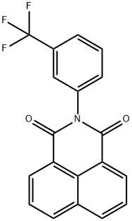 2-[3-(trifluoromethyl)phenyl]-1H-benzo[de]isoquinoline-1,3(2H)-dione Structure