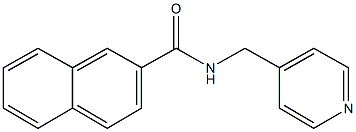 N-(4-pyridinylmethyl)-2-naphthamide 구조식 이미지