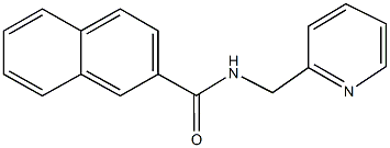 N-(2-pyridinylmethyl)-2-naphthamide Structure