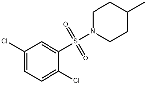 1-[(2,5-dichlorophenyl)sulfonyl]-4-methylpiperidine Structure