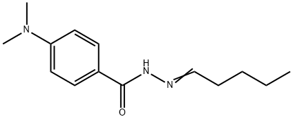 4-(dimethylamino)-N'-pentylidenebenzohydrazide Structure