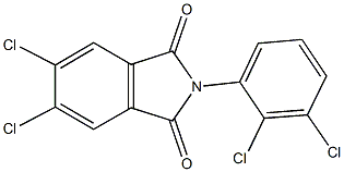 5,6-dichloro-2-(2,3-dichlorophenyl)-1H-isoindole-1,3(2H)-dione 구조식 이미지