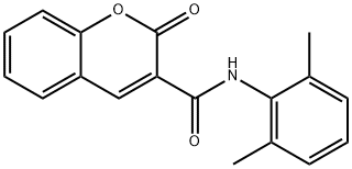 N-(2,6-dimethylphenyl)-2-oxo-2H-chromene-3-carboxamide 구조식 이미지