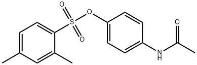 4-(acetylamino)phenyl 2,4-dimethylbenzenesulfonate 구조식 이미지