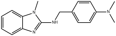 N-[4-(dimethylamino)benzyl]-1-methyl-1H-benzimidazol-2-amine Structure