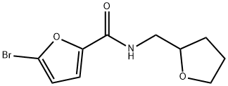 5-bromo-N-(tetrahydro-2-furanylmethyl)-2-furamide 구조식 이미지