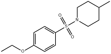 1-[(4-ethoxyphenyl)sulfonyl]-4-methylpiperidine 구조식 이미지