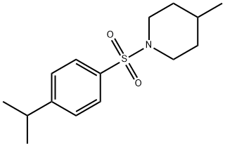 1-[(4-isopropylphenyl)sulfonyl]-4-methylpiperidine 구조식 이미지