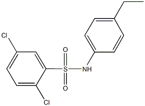 2,5-dichloro-N-(4-ethylphenyl)benzenesulfonamide 구조식 이미지