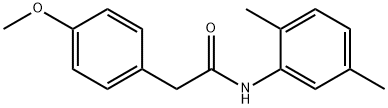 N-(2,5-dimethylphenyl)-2-(4-methoxyphenyl)acetamide Structure