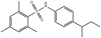 N-(4-sec-butylphenyl)-2,4,6-trimethylbenzenesulfonamide Structure