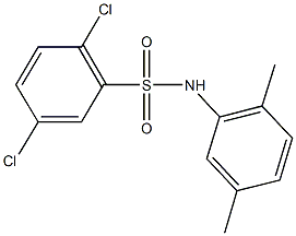 2,5-dichloro-N-(2,5-dimethylphenyl)benzenesulfonamide Structure