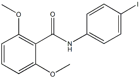 N-(4-iodophenyl)-2,6-dimethoxybenzamide 구조식 이미지