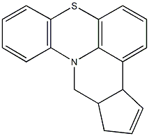 1,3a,13,13a-tetrahydrocyclopenta[4,5]pyrido[3,2,1-kl]phenothiazine 구조식 이미지