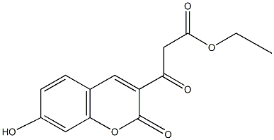 ethyl 3-(7-hydroxy-2-oxo-2H-chromen-3-yl)-3-oxopropanoate Structure