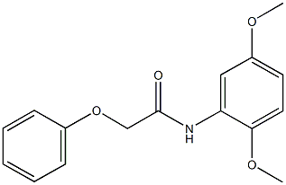 N-(2,5-dimethoxyphenyl)-2-phenoxyacetamide 구조식 이미지