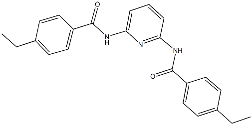 4-ethyl-N-{6-[(4-ethylbenzoyl)amino]-2-pyridinyl}benzamide Structure