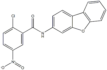 2-chloro-N-dibenzo[b,d]furan-3-yl-5-nitrobenzamide Structure