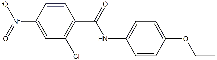 2-chloro-N-(4-ethoxyphenyl)-4-nitrobenzamide Structure