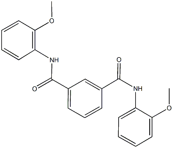 N~1~,N~3~-bis(2-methoxyphenyl)isophthalamide Structure