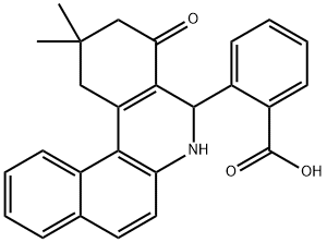 2-(2,2-dimethyl-4-oxo-1,2,3,4,5,6-hexahydrobenzo[a]phenanthridin-5-yl)benzoic acid 구조식 이미지