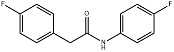 N,2-bis(4-fluorophenyl)acetamide Structure