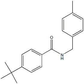 4-tert-butyl-N-(4-methylbenzyl)benzamide 구조식 이미지
