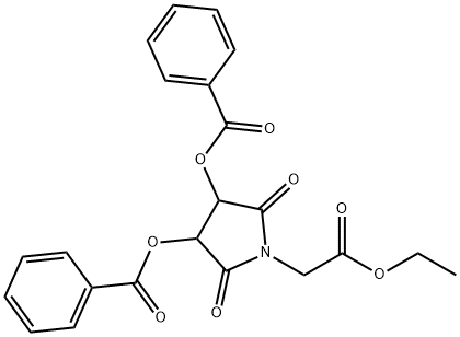 4-(benzoyloxy)-1-(2-ethoxy-2-oxoethyl)-2,5-dioxo-3-pyrrolidinyl benzoate Structure