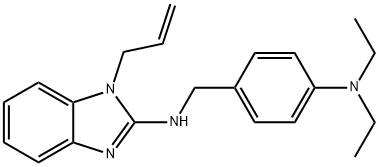 1-allyl-N-[4-(diethylamino)benzyl]-1H-benzimidazol-2-amine Structure