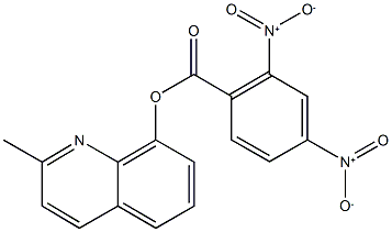 2-methyl-8-quinolinyl 2,4-bisnitrobenzoate Structure