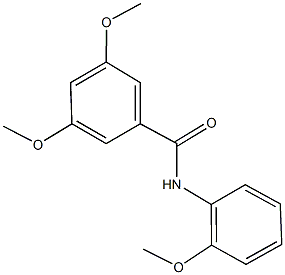 3,5-dimethoxy-N-(2-methoxyphenyl)benzamide Structure