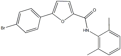 5-(4-bromophenyl)-N-(2,6-dimethylphenyl)-2-furamide 구조식 이미지