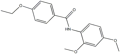 N-(2,4-dimethoxyphenyl)-4-ethoxybenzamide 구조식 이미지