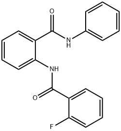 2-[(2-fluorobenzoyl)amino]-N-phenylbenzamide 구조식 이미지