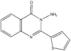 3-amino-2-(2-thienyl)-4(3H)-quinazolinone Structure